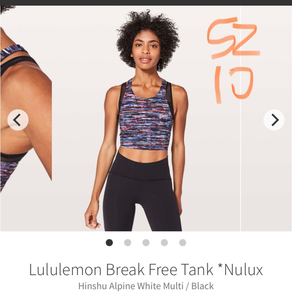 Lululemon Break free tank (10)